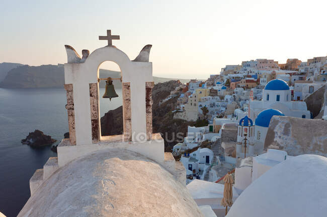 The village of Oia Santorini Cyclades islands, Greece — Stock Photo