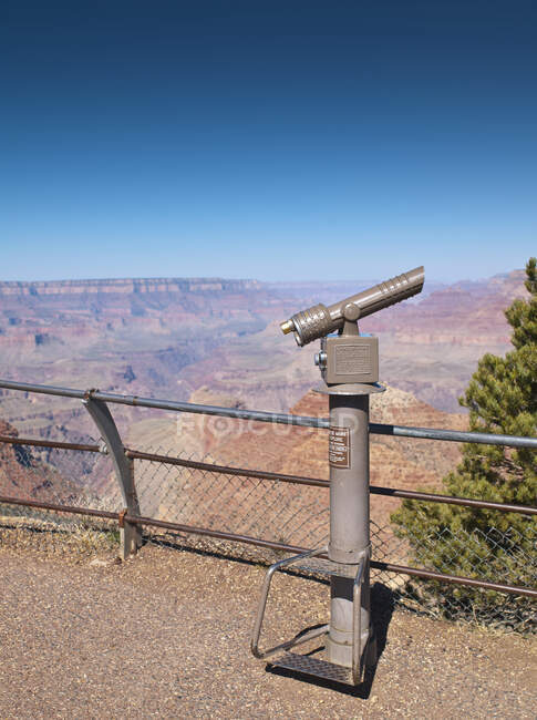 Viewing point over grand canyon. — Stock Photo