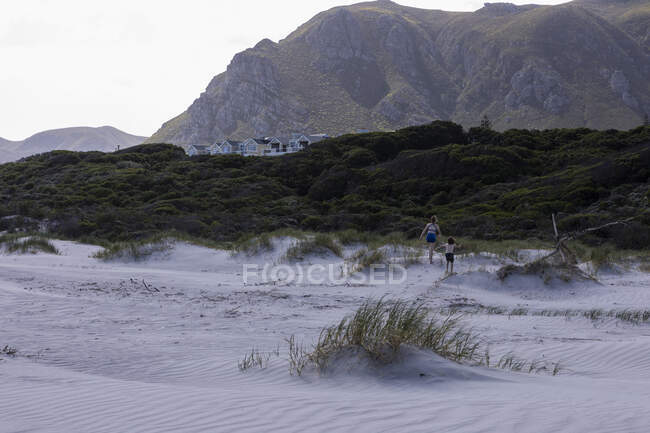 Grotto Beach, Hermanus, Western Cape, Sudáfrica. - foto de stock