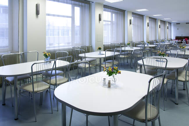 Hospital cafeteria, diner refreshments facilities for hospital staff, patients and visitors — Foto stock