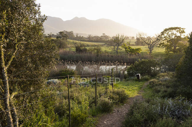 Wandel Pad, Stanford, Western Cape, Sudáfrica. - foto de stock