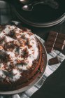 Leckerer Schokoladenkuchen — Stockfoto