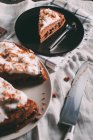 Delicious chocolate cake — Stock Photo