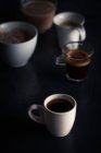 Various types of coffee — Stock Photo