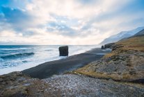 Пляж, Східної Ісландії — стокове фото