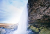 Seljalandsfoss waterfall in Iceland — Stock Photo