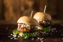 Leckere Mini-Hamburger — Stockfoto
