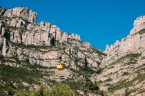 Seilbahn in den Bergen des Monterrat — Stockfoto