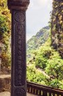 Column in temple of Tamcoc — Stock Photo