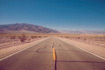 Дорога в долині смерті — стокове фото