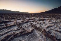 Badwater Basin en el Valle de la Muerte - foto de stock