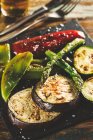 Вкусные овощи на гриле — стоковое фото