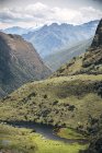 Hermoso valle en Huaraz - foto de stock