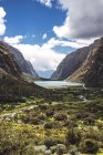 Hermoso valle en Huaraz - foto de stock