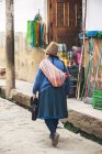 Рідна індійського людина. Huaraz, Перу — стокове фото