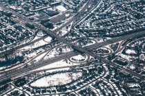 Strade del traffico invernale — Foto stock