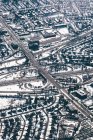 Routes de circulation hivernales — Photo de stock