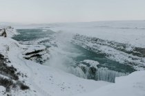 Гульфосс водоспад, Ісландія — стокове фото