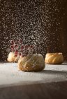 Sugar Icing on Tasty Pastries — Stock Photo