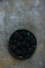 Вид сверху свежий Blackberries — стоковое фото