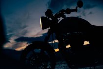 Caf Racer Motorrad — Stockfoto