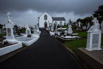 Cimitero di Dungloe-Donegal, Irlanda — Foto stock