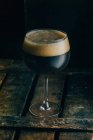 Glass of dark beer — Stock Photo