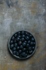 Top view fresh Blueberries — Stock Photo