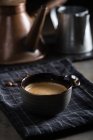 Кава і ретро кав'ярня — стокове фото