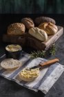 Diversi tipi di pane — Foto stock