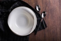 Empty dish seen from above — Stock Photo
