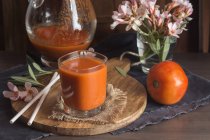 Gazpacho, sopa de tomate - foto de stock