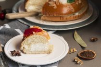 Роскон де Рейес, Іспанська десерт — стокове фото