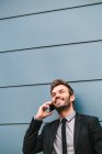 Young Businessman Talking by Phone — Stock Photo
