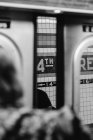 U-Bahn-Szene in New York — Stockfoto