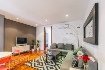 Cozy Modern Living Room — Stock Photo