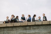Amish giovani donne — Foto stock