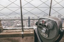 Vintage Binocular in New York — Stock Photo