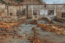 La Union, Abandoned Silver Mines, Murcia, Spain — Stock Photo