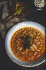 Beans stew with vegetables — Stock Photo