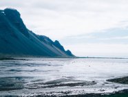 Landscape of fjords shore — Stock Photo