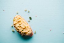 Panino alla baguette con hummus — Foto stock