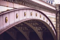 Steel arch of bridge — Stock Photo