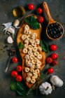 Tortellini artesanal tradicional — Fotografia de Stock