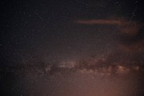 Skyscape with milky way among shiny star lights — Stock Photo
