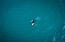 Allenamento triatleta in acqua di mare — Foto stock