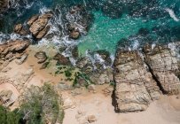 Aerial views of the Costa Brava in Spain. Photographs taken by a — Stock Photo