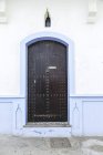 Typical arabic entrance doors, Morocco — Stock Photo