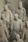 Guerrieri di terracotta di marcia xian, Cina — Foto stock