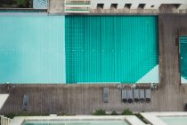 From above turquoise pool — Stock Photo